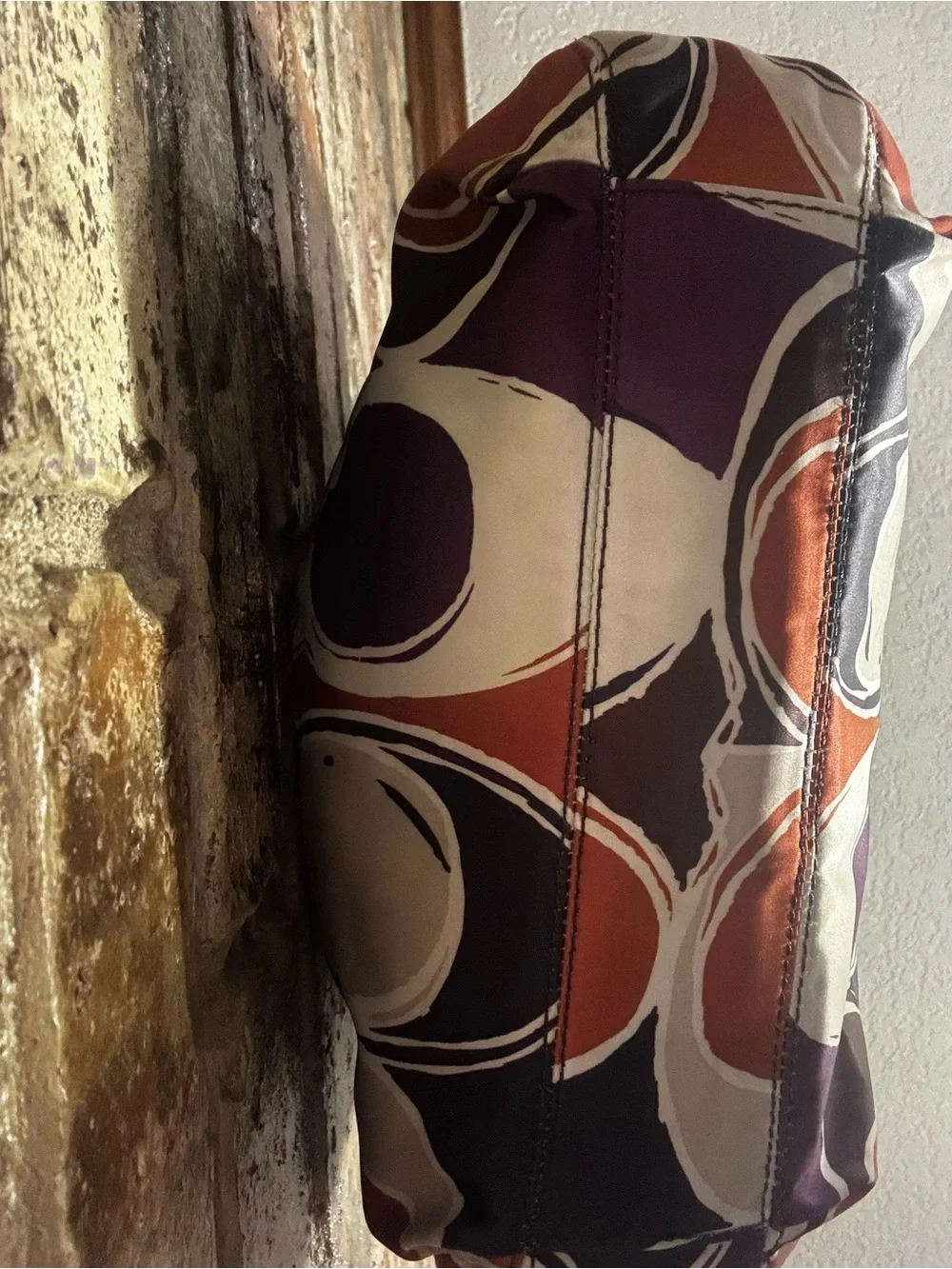 Authentic Y2K Ashely Scarf print coach set. Handbag, wallet and card case.